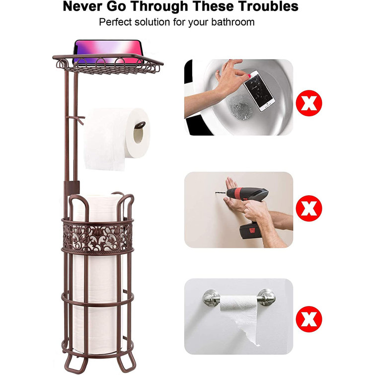 Shimano Freestanding Toilet Paper Holder Wayfair